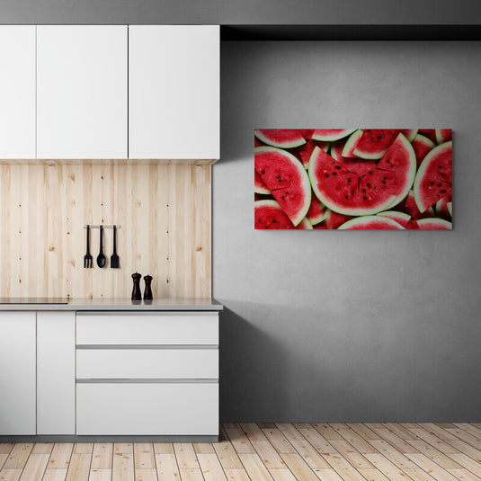 Sliced Watermelons - Canvas Mérida Fine Print Art