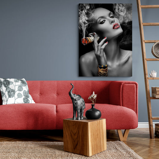 Smoke Money - Canvas Mérida Fine Print Art