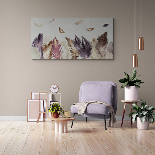 Soft Bird Colors - Canvas Mérida Fine Print Art