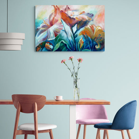 Flores en Colores Pastel