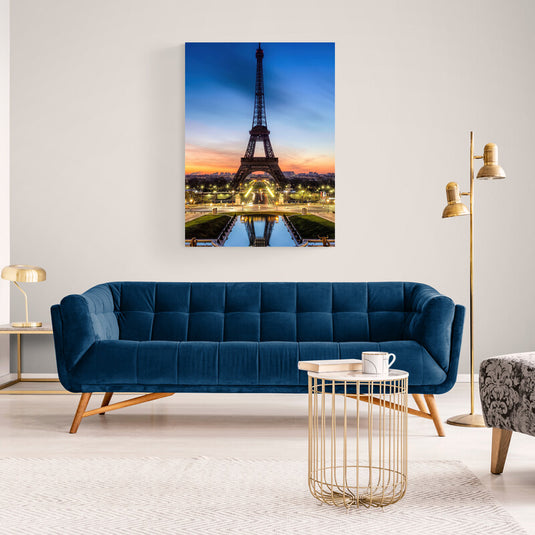 Paris al Atardecer - Canvas Mérida Fine Print Art