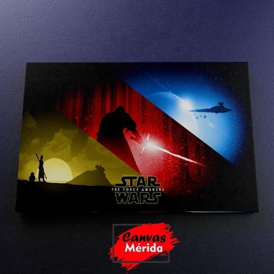 Starwars Vintage Afiche #19 - Canvas Mérida Fine Print Art