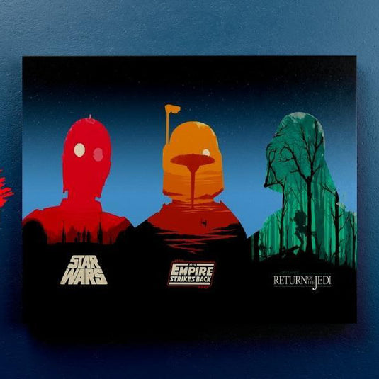 Starwars Vintage Afiche # 20 - Canvas Mérida Fine Print Art