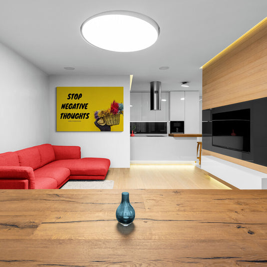 Stop Negative Thoughts - Canvas Mérida Fine Print Art