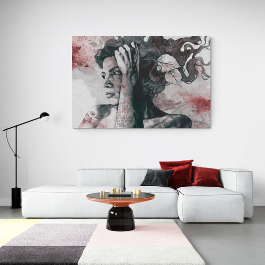 Story of a Woman - Canvas Mérida Fine Print Art