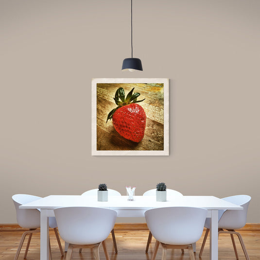 Strawberry #2 - Canvas Mérida Fine Print Art