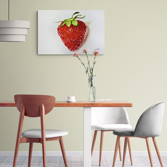 Strawberry - Canvas Mérida Fine Print Art