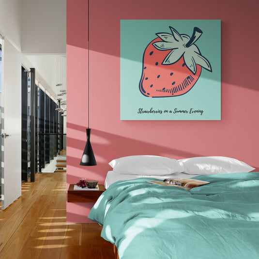 Strawberry - Canvas Mérida Fine Print Art