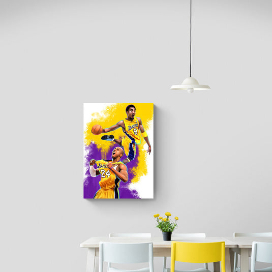 Team Lakers - Canvas Mérida Fine Print Art
