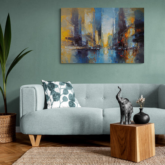 The Big City IV - Canvas Mérida Fine Print Art