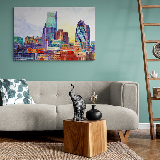 The Big City - Canvas Mérida Fine Print Art