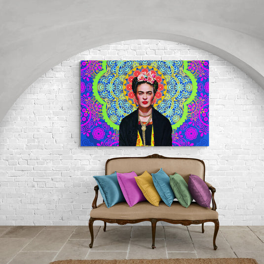 The Colors of Frida - Canvas Mérida Fine Print Art