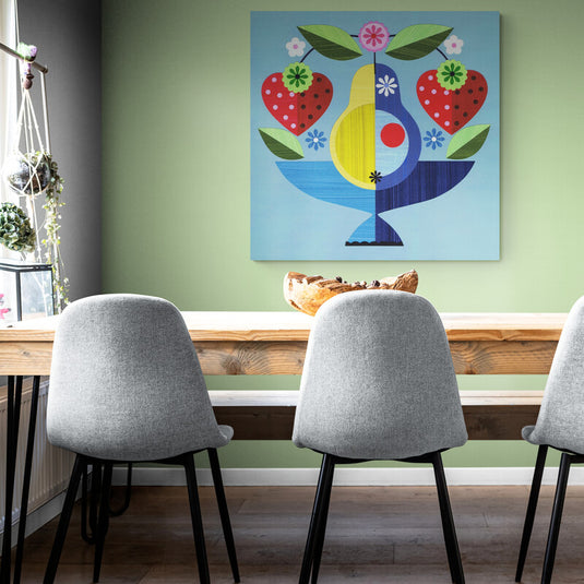 The Fruit Seller - Canvas Mérida Fine Print Art