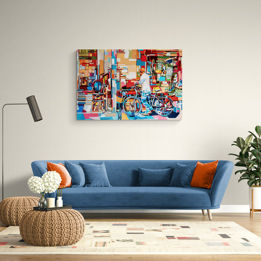 The Market - Canvas Mérida Fine Print Art