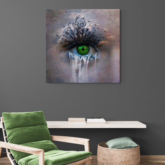 The Mirror of the Soul - Canvas Mérida Fine Print Art
