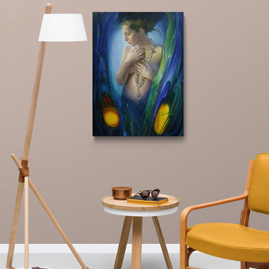 The Necklace - Canvas Mérida Fine Print Art