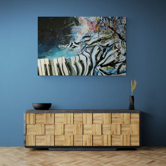 The Piano - Canvas Mérida Fine Print Art