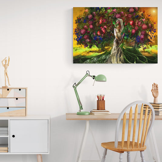 Características del lienzo y como se ve un cuadro ya impreso