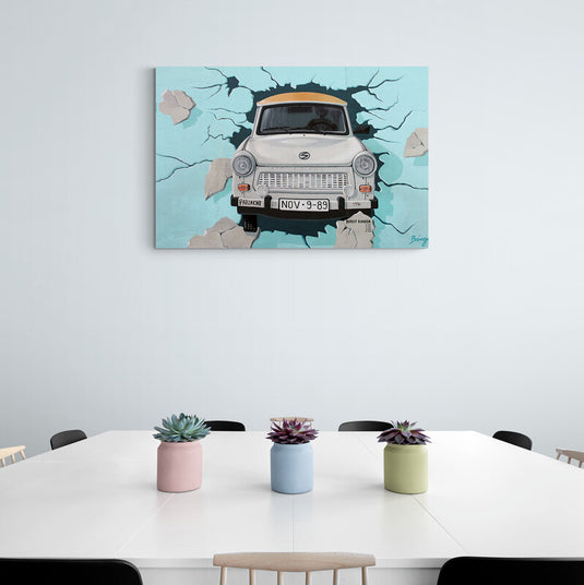 The Vintage Van - Canvas Mérida Fine Print Art