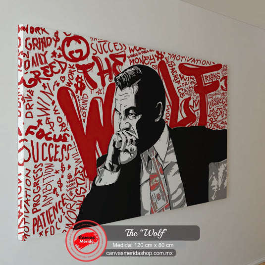The "Wolf" - Canvas Mérida Fine Print Art