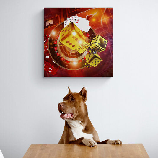 The Fun of Casinos - Canvas Mérida Fine Print Art