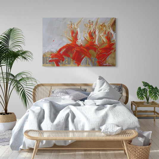 Three Dancers - Canvas Mérida Fine Print Art