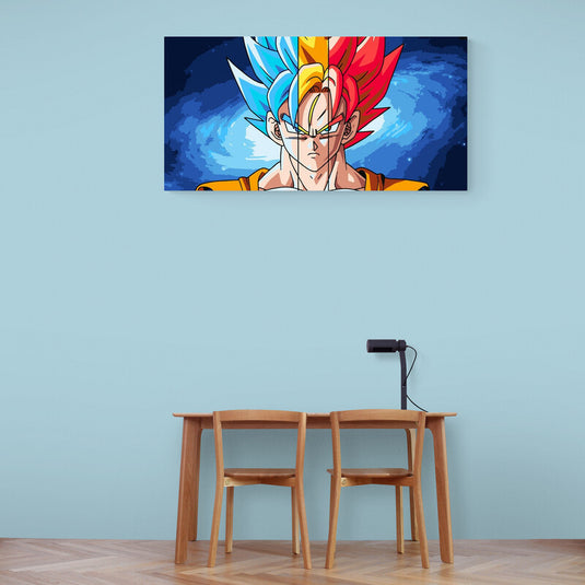 Three Goku - Canvas Mérida Fine Print Art