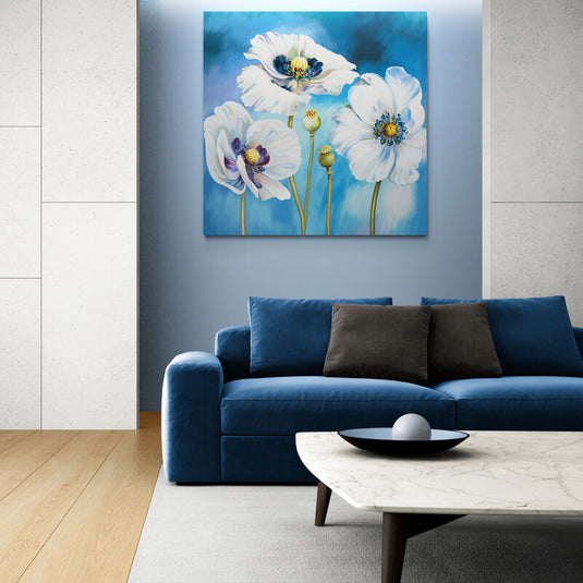 Three Wlowers - Canvas Mérida Fine Print Art