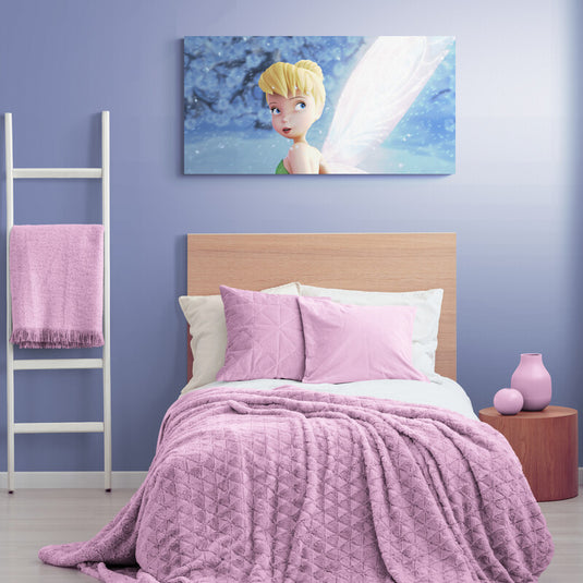 Tinkerbell Pink Wings - Canvas Mérida Fine Print Art