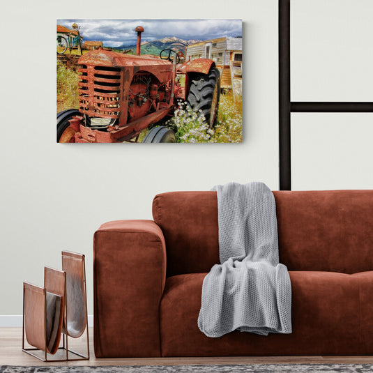 Tractor Farm - Canvas Mérida Fine Print Art