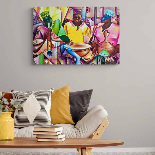 True African - Canvas Mérida Fine Print Art