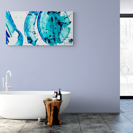 Turquoise - Canvas Mérida Fine Print Art