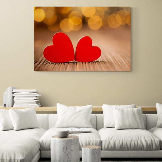 Two of Hearts - Canvas Mérida Fine Print Art