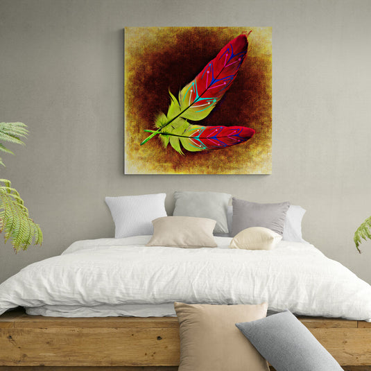 United Feathers - Canvas Mérida Fine Print Art