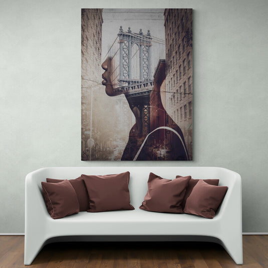 Urban Art Texture - Canvas Mérida Fine Print Art