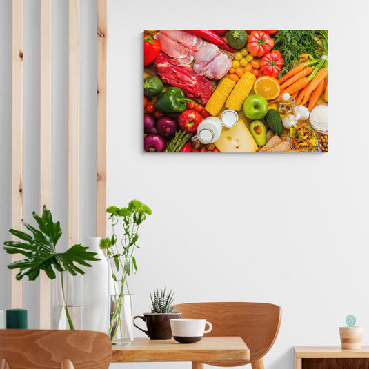 Variety of Vegetables #6 - Canvas Mérida Fine Print Art