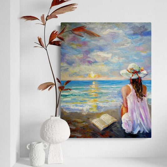 Watching the Sunset - Canvas Mérida Fine Print Art