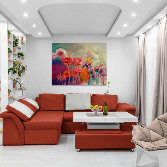 Watercolor Dandelion - Canvas Mérida Fine Print Art