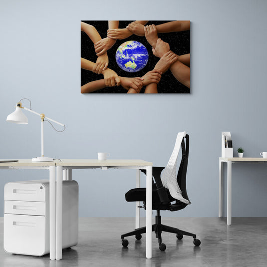 We Are All Human - Canvas Mérida Fine Print Art