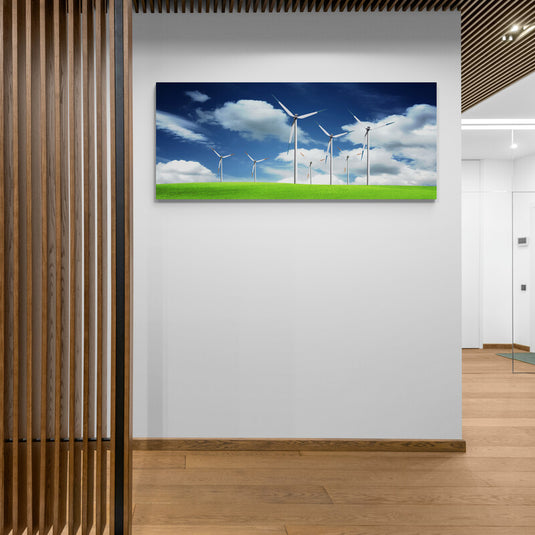 Wind Energy Field 2 - Canvas Mérida Fine Print Art