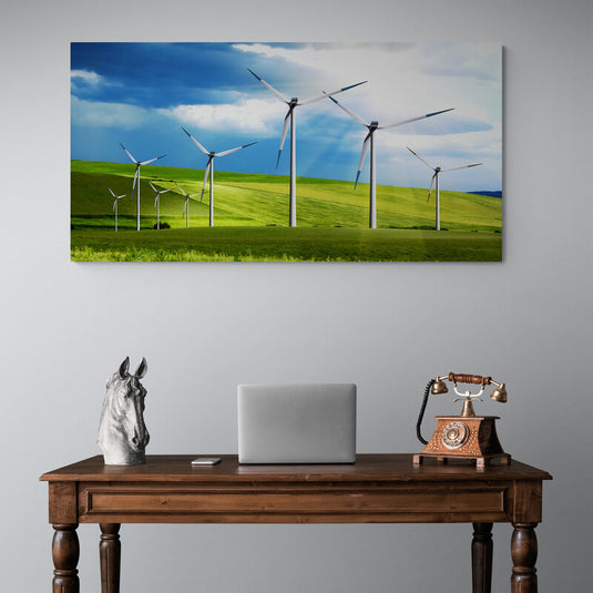 Wind Energy Field - Canvas Mérida Fine Print Art