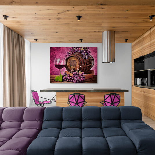 Wine Barrel - Canvas Mérida Fine Print Art