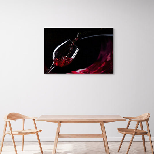 Wine Glass #4 - Canvas Mérida Fine Print Art