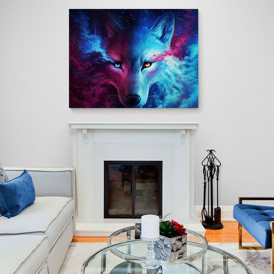 Wolf Galaxy (Compacto) - Canvas Mérida Fine Print Art