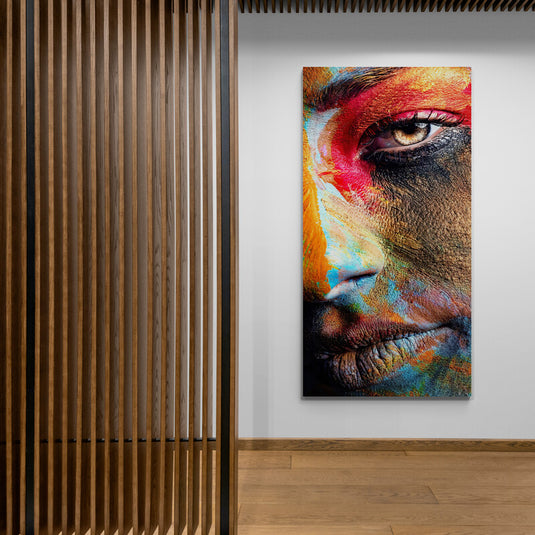 Woman Map - Canvas Mérida Fine Print Art