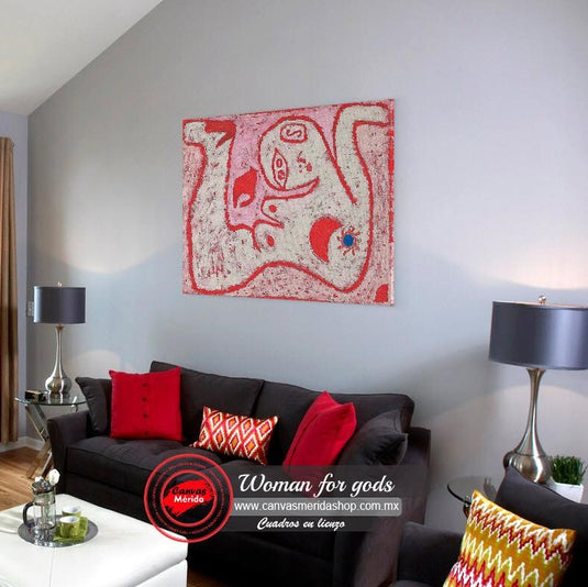 Klee formas orgánicas abstractas ojos lunas