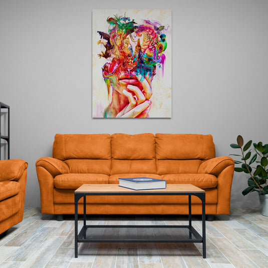 Woman in Transformation - Canvas Mérida Fine Print Art