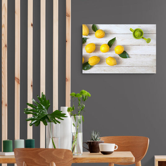 Yellow Lemons #11 - Canvas Mérida Fine Print Art