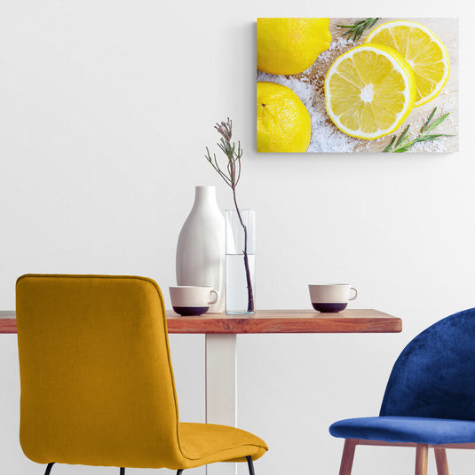 Yellow Lemons #12 - Canvas Mérida Fine Print Art