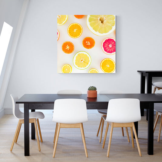 Lemon, Orange and Grapefruit - Canvas Mérida Fine Print Art